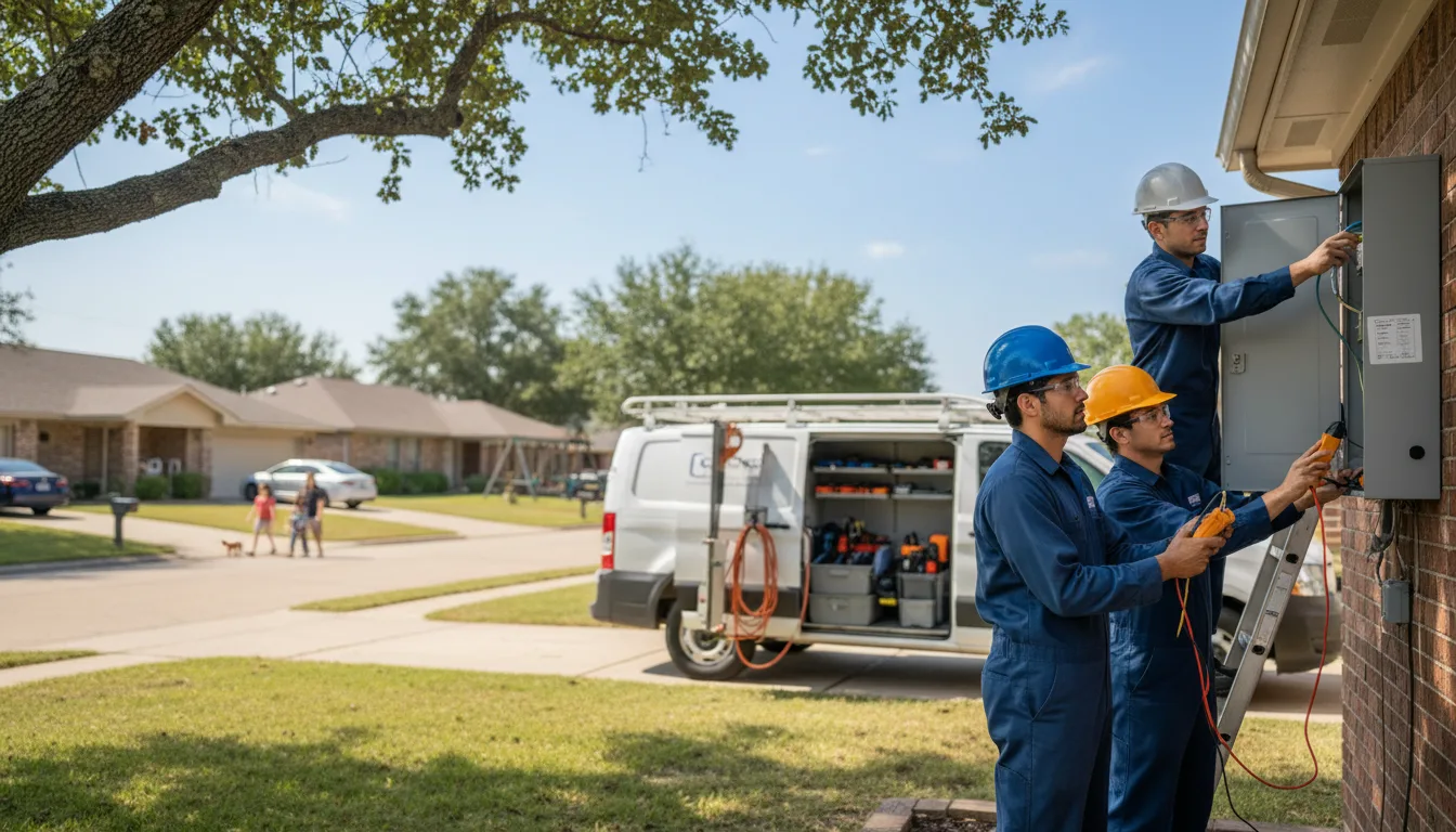 Certified electrician providing emergency electrical services in Eagan, TN